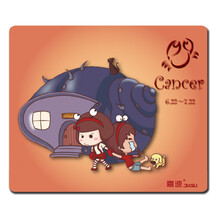 嘉速 E30 小鼠标垫 可爱十二星座系列天然橡胶卡通鼠标垫 巨蟹座