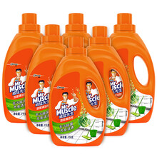 威猛先生（Mr Muscle） 威猛先生地面清洁剂多种复合实木地板瓷砖面清洁剂去污渍整箱12kg 草本 整箱6瓶