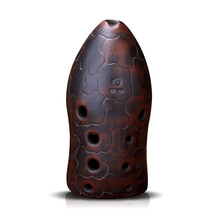 奇宝居 埙 十孔埙 空谷埙 双腔鱼形陶埙 演奏埙 埙乐器 配教程 C调左起