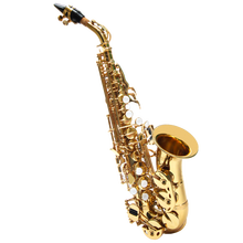 津宝 JBSSC-310高音弯管萨克斯风降B调初学演奏儿童便携管乐器 JBSSC-310弯管高音萨克斯