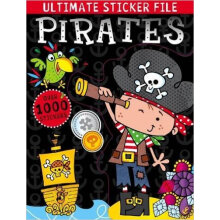 海盗 Ultimate Sticker File Pirates终极贴纸文件盗版 英文进口原版