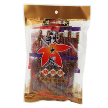 广州酒家利口福 猪肉棒 猪肉脯 牛肉脯 包装 猪肉干 牛肉干 休闲零食 85g炭烧黑椒猪肉脯
