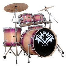 TAMA TZZ挑战者架子鼓 灵魂系列枫木烤漆 加长底鼓 爵士鼓5鼓3镲架 紫色嫣然
