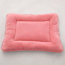 蔚盛 狗窝四季猫窝宠物狗用品狗垫子双面大小型犬睡垫冬天 粉红色 双面垫 M-中型52*35CM