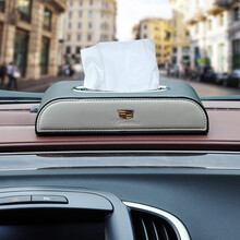 奈也 车载手纸盒车载纸巾盒挂式汽车用纸巾盒车内天窗遮阳板挂式抽纸盒餐巾纸抽盒 凯迪拉克ATS-L CT6 XTS XT5