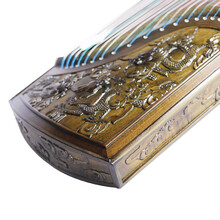 龙凤 古筝初学者入门专业演奏级实木古筝琴民族乐器 学生练习普及双弧款7801 /7802 /7803 7808楠木雕刻筝-九州龙吟