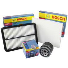 博世滤清器 三滤二滤保养套装和单个机滤空滤空调滤(根据需要选择搭配或单品)现代起亚系列 现代伊兰特 1.6 1.8(一代) 空气滤芯+空调滤芯