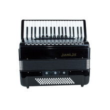 姜杰 JiangJie手风琴成人100BS80贝斯60贝司18mm键盘 80贝司 黑色
