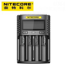 NITECORE 奈特科尔 UM2 UM4 智能USB液晶显示充电器支持3.6 3.7v UM4充电器4槽口 不含USB电源