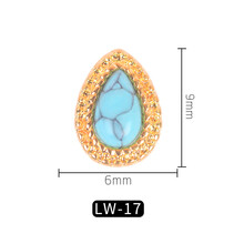 美甲钻饰指甲贴钻贴片亮片美甲饰品美甲钻石宫廷复古大理石裂纹钻指甲油胶装饰品 17