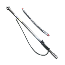 中硅 割草机配件侧挂操作杆总成割灌机除草机绿篱机园林机械 背负操作杆带软管