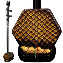 国悦 黑檀龙头二胡 二胡乐器 黑檀二胡 演奏二胡 专业二胡