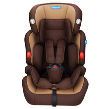 童星儿童汽车安全座椅 车载宝宝座椅 欧洲ECE、3C安全认证 头靠高度可调 配LATCH 2180棕色