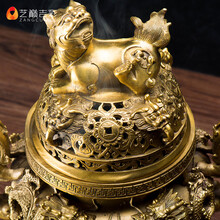 狮子铜香炉】价格_狮子铜香炉图片- 京东