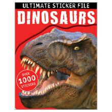 Ultimate Sticker File Dinosaurs 英文原版 进口新奇特玩具书
