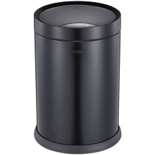 德国CCKO感应垃圾桶家用客厅卫生间创意自动智能电动厕所厨房有盖 黑色(圆形12L）