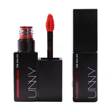 韩国UNNY悠宜黑管唇膏釉烂番茄色脏橘色不易脱色唇彩染唇黑管磁吸口红女哑光雾面口红 T06玫瑰豆沙色【唇釉】