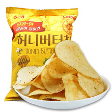 韩国原装进口 海太蜂蜜黄油薯片60g 土豆脆片休闲小吃网红零食品