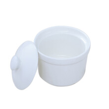 炖锅蒸锅隔水炖炖汤煮汤煲汤熬汤隔水炖盅 燕窝炖盅 洋参炖盅 虫草炖盅紫砂陶瓷炖盅炖盅 0.3升白色大炖盅适合大人用