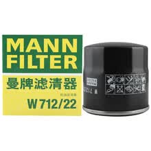 超市	
曼牌(MANNFILTER)机油滤清器/机滤/机油滤芯W712/22适用凯越/凯越HRV/GL8/君威/乐风/景程/赛欧/乐骋