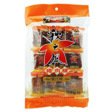 广州酒家利口福 猪肉脯 90g 包装 多款口味可选 猪肉干 休闲办公零食零嘴 (果汁味)