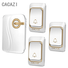 卡佳斯 K03-DC 无线 家用 不用电用电池 三拖一防水直流无线门铃 老人呼叫器