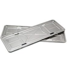 理昂 新交规车牌架 牌照框 不锈钢汽车车牌框 车牌架 路虎发现神行者2 揽胜 极光 发现4