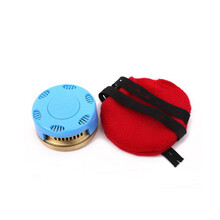 蕲州蕲艾堂艾柱艾段温艾条艾灸后背部腰部艾炙器具/艾灸盒/温灸艾灸衣 丝绸蓝盖铜灸盒 长带子单个蓝盖铜灸