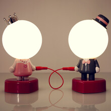 usb氛围灯温馨浪漫小夜灯卧室床头拍拍灯声控