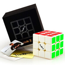 奇艺魔方格麦神三阶魔方valk2 3 4 5power M 二三四五阶手感顺滑比赛专用ELITE 麦神三阶白色