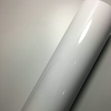 亚承汽车改装饰贴纸 车贴  高光车身改色膜 三层高亮面贴膜 亮光改色膜 带保护膜 亮面白色 1.5米X0.5米