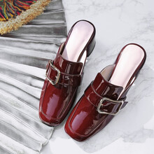 【女士半高跟皮鞋】价格_图片_品牌