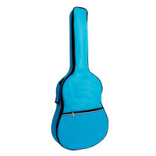 名森彩色吉他包双肩民谣木吉他包加棉加厚防水防尘背包 旅行 便携 41寸湖蓝色