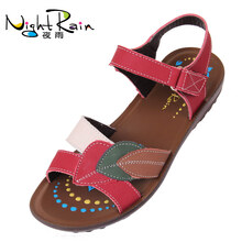 【中老年女真皮凉鞋】价格_图片_品牌_怎么样