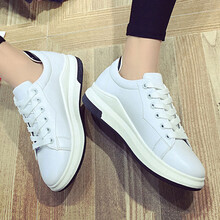 动鞋旅游鞋女生时尚百搭小皮鞋 HY-C-2白色 3