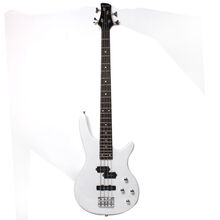 电贝司 bass电贝斯四弦五弦贝斯演奏初学入门学生 贝斯包 B-1白色4弦 送大礼包