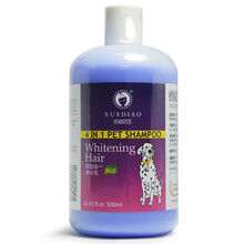 雪貂留香宠物狗狗沐浴露洗澡用品 泰迪比熊贵宾金毛宠物狗沐浴露浴液香波 白毛适用500ml