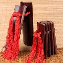 乐府诗（YUEFUSHI） 乐府诗快板儿德云社刻字专业演奏儿童成人快板初学入门福建竹板专业快板 深红色豪华版高档锦盒 儿童快板