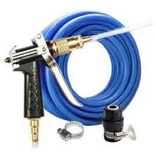 高压洗车水枪套装 家用刷车水管水带 汽车洗车器工具公司清洁园艺喷水浇花 蓝色 全铜20米水管