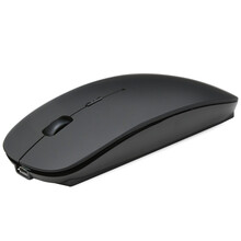 卡希弗 苹果蓝牙鼠标 静音无线Macbook鼠标 电脑笔记本Mac蓝牙鼠标台式联想华硕戴尔笔记本电脑 磨砂黑----充电版