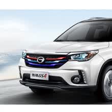 点缤 广汽传祺gs4汽车改色膜gs8贴膜gs5专用中网贴纸ga3s视界改装前脸三色贴膜 GS4加宽三色 深蓝+浅蓝+红