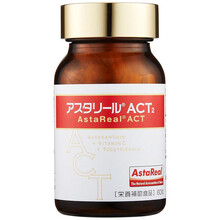 【日本直邮】AstaReal ACT2富士化学天然虾青素虾红素胶囊60粒 两瓶装