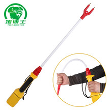 猪博士电动赶猪器 电动赶猪拍 电赶猪棒 赶猪鞭 养猪设备 黄金版(手柄长28+杆长33=61CM)