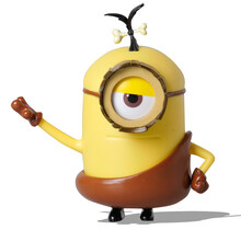 神偷奶爸3 小黄人公仔手办摆件 模型玩具 生日礼物 创意礼品 斯图尔特(野人款)