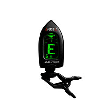 吉他调音器民谣吉他木吉他校音器电吉他小提琴尤克里里贝司调音表通用 【AT-201】黑色