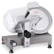 自动切片机羊肉切片机冻肉卷切片机电动刨片机 10寸半自动500*425*415