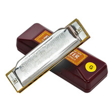 铃木SUZUKI 10孔布鲁斯口琴1072 十孔布鲁斯口琴 蓝调口琴 初学口琴 学生用琴12个调可选 G调