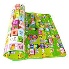 宝宝爬行垫加厚 爬爬垫防潮 泡沫地垫  婴儿童小孩游戏毯家用客厅 0.6cm单面颜色随机 1.2米*1.8米