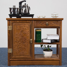 博古恒韵中式家具实木餐边柜茶水柜收纳柜茶水台墙柜边柜茶架几JCM302 左边门