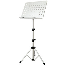 GLEAM 德标大谱架加粗加厚谱台乐谱支架可升降吉他小提琴古筝曲谱架 银色